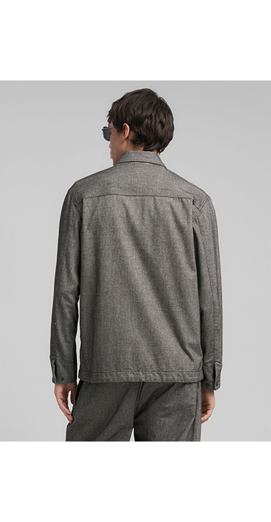 【美品/英国製】Drake's オーバーシャツ ジャケット ヘリンボーン M 美品/英国製】Drake's オーバーシャツ ジャケット ヘリンボーン M 美品